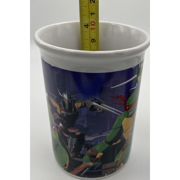TMNT Pair Of 2 Teenage Mutant Ninja Turtles Coffee Mugs Cups Viacom 2016 Coffee - Picture 10 of 12